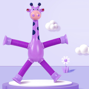 Trẻ Em Của Chống-Căng Thẳng Bóp Đồ Chơi Kính Thiên Văn Con Hươu Cao Cổ Đồ Chơi Giáo Dục Với Cốc Hút Căng Thẳng Cứu Trợ Quà Tặng Cho Trẻ Em - Product Image 5