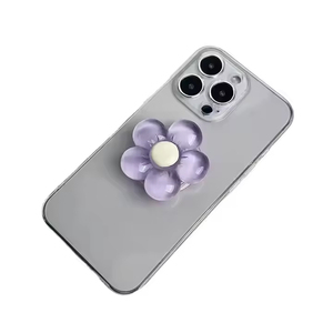 3D Cute Transparent Flower Bow Design Folding Finger Ring Phone <strong>Holder</strong> for <strong>iPhone</strong> Supports Pocket Stand Bracket - Product Image 5