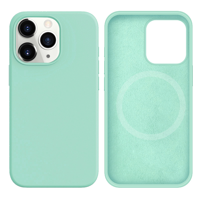 Luxury Liquid Silicone Phone Case for iPhone 16 Pro Max Ultra Fiber Protection Skin Feel Phone Case for iPhone 15 14 13 12 Pro