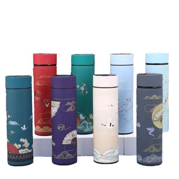 Wholesale 500ML Travel water bottle thermos vacuum flask double wall Travel coffee mug Insulated stainless steel water bottle