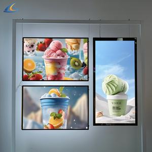 Vendita sconto di fabbrica negozio di alta qualità <span class=keywords><strong>Cinema</strong></span> doppio lato Menu <span class=keywords><strong>Poster</strong></span> vetro temperato cornice in alluminio Led pubblicità scatola luminosa - Product Image 2