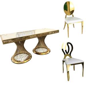 मैकडॉनल्ड्स और कुर्सियों Mdf बोर्ड शीर्ष सेट दौर शादी Melamine मर्सिडीज Viano गड़बड़ धातु आधार कुर्सियां पैर चिकित्सा भोजन टेबल - Product Image 6
