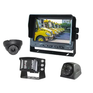 5 pouces AHD IPS écran Mini Bus moniteur 3 Image moniteur de camion moniteur de caméra de recul