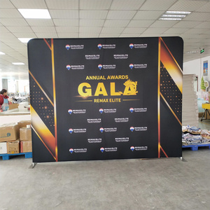 Stand d'exposition portable économique avec graphismes personnalisés vibrants, bannière <span class=keywords><strong>de</strong></span> fond portable pour <span class=keywords><strong>campagne</strong></span> - Product Image 1