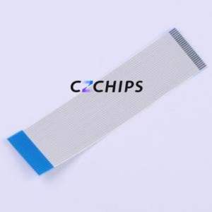 JS10B-25P-100-4-8 FFC Cable (Flexible Flat Cable) P=1mm Connector 25P 1mm 0.3mm Reverse - Product Image 2