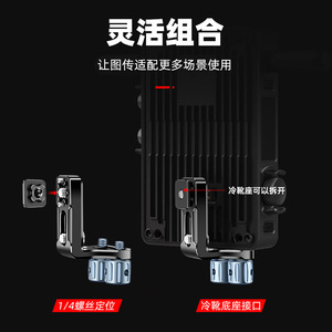 อุปกรณ์เสริมกล้องแบบถอดเร็ว อลูมิเนียมอัลลอยด์ สำหรับกล้อง DSLR Cage - Product Image 2