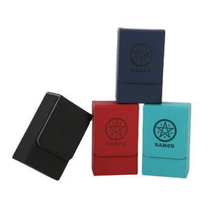 صندوق تخزين بطاقات التارو مستطيل الشكل قابل للتخصيص مع شعار نجمة بارز، محمول مع لوحة مغناطيسية قوية لألعاب الطاولة - Product Image 4