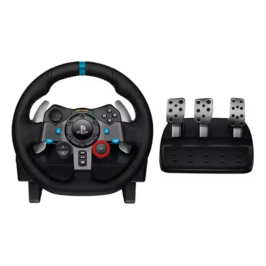 Çift motorlu Logitech G29 itici güç Video oyunu direksiyon titreşim oyun yarış direksiyon