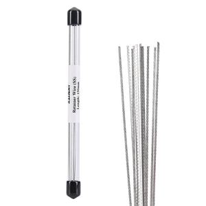 Filo ortodontico linguale di alta qualità filo di torsione diritta dentale piatta 150mm - Product Image 1