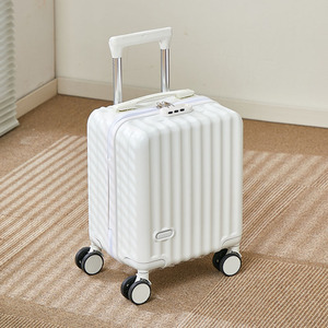 Moda 14 pollici ABS PC piccolo Trolley bagaglio vendita all'ingrosso <span class=keywords><strong>valigia</strong></span> da viaggio bagaglio a mano con porta portabicchieri porta telefono - Product Image 3