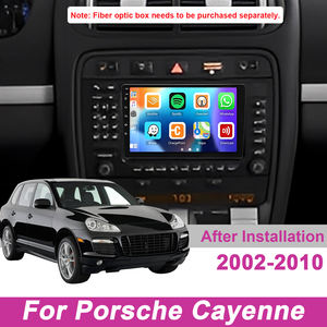 Radio Estéreo para Auto con Android 13 <span class=keywords><strong>de</strong></span> 9 Pulgadas, Navegación GPS para Porsche Cayenne 2002-2010, Carplay, Android Auto, WiFi, FM/RDS, SWC, Cámara <span class=keywords><strong>de</strong></span> Reversa con 4 LED - Product Image 1