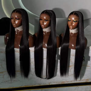 วิกผมลูกไม้แบบเต็ม HD ไม่ใช้กาวขนาด30 40นิ้ววิกผมอินเดียแท้ติดหนังกำพร้าแบบอินเดียวิกผมมนุษย์ยังไม่ได้ผ่านกระบวนการ - Product Image 3