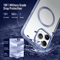 Couverture de téléphone magnétique sans fil TPU PC pour iPhone 11 12 13 14 Pro Max Protection coque de téléphone transparente