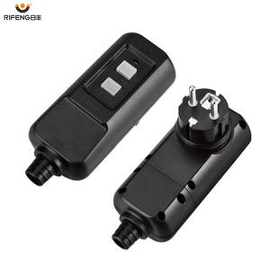 قابس محمول بثلاثة أسنان IP54 250 فولت 16 أمبير مع حماية من التيار المتبقي وحماية من التيار المفاجئ حاصل على شهادة CE لسخانات المياه الكهربائية - Product Image 1