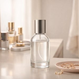 High Quality in Stock 30ml 50ml 100ml RoundCologne Crystal Screw Neck Glass Perfume <b>Bottles</b> - Product Image 5