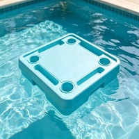 Nouvelle Table de Mahjong Flottante 2026 en PVC, Table de Mahjong de Piscine Étanche avec Porte-Gobelets, Jeu de Fête Estivale pour Piscine