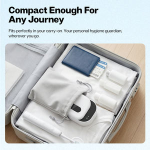Stérilisateur et sécheur intelligent pour brosse à dents, activé par la mouvement, stérilisation par lumière UV-C et séchage à l'air chaud avec batterie de 1000 mAh - Product Image 6