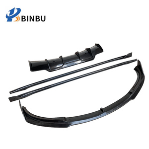 ชุดตัวกระจายแสงสำหรับรถยนต์ Tesla Model3คาร์บอนไฟเบอร์ด้านหน้าและด้านหลังกระโปรงข้าง - Product Image 6