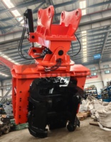 Marteau vibrant hydraulique à inclinaison de 45 degrés pour travaux de canalisations longues