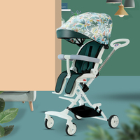 Poussette bébé 4 en 1 Poussette bébé portable haute paysage légère pour nouveau-né berceau