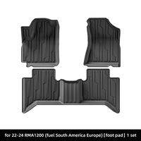Tapis de sol en TPE sur mesure pour Dodge RAM1200 / Landtrek / Titano / Kaicheng F70 2022-2024, tapis de sol intérieurs pour camion toutes saisons
