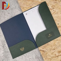 Carpeta de Presentación Personalizada Fangda A4, 2 Bolsillos, Acabado Mate, Papel Recubierto para Organización de Archivos Escolares y Empresariales
