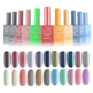 JR 60 colores esmalte de uñas Etiqueta Privada Gel UV semicurado de larga duración Kit de esmalte de Gel Soak off