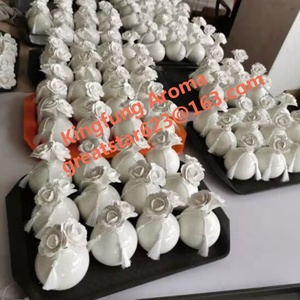 Hot bán gốm sang trọng hộp đóng gói Mùi hương gốm hoa khuếch tán đá Hương thơm khuếch tán làm mát không khí - Product Image 5