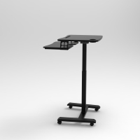 Station de travail avec plateau pour ordinateur, chariot pour ordinateur portable, parfait pour la maison et le bureau
