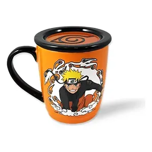 Para Naruto Shippuden Just Funky 600ml/12oz taza de dolomita para diseño Original de Disney pintado a mano con portavasos Apto para lavavajillas - Product Image 1