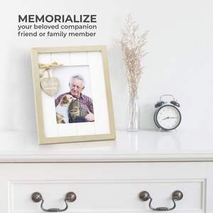 יצירתי מותאם אישית לוגו עץ מסגרות תמונות עץ כלב & חתול לחיות מחמד הנצחה אפשרויות צבע מותאם אישית לקישוט הבית - Product Image 6