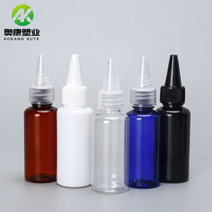 Factory wholesale 30g/ml pointed nozzle <b>bottle</b> semi-transparent nail glue <b>bottle</b> PET 30ml ink and pigment <b>squeeze</b> dropper <b>bottle</b> - Product Image 2