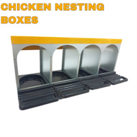 Boîte de nidification pour poulets Haimu de bonne qualité pour usage domestique, élevage de volailles, équipement d'élevage de poulets