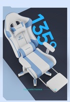 Chaise de Gaming Ergonomique en Cuir PU pour Streamers et Diffusion en Direct, Chaise de Bureau Pivotante avec Accoudoirs Réglables – Idéale pour Dortoirs Universitaires et Ordinateurs