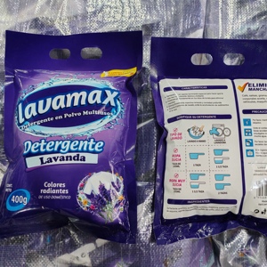 ผงซักฟอกคุณภาพสูง 400 กรัม ฟองเยอะ สีฟ้าอ่อน กำจัดคราบสกปรก คราบเหงื่อ สำหรับเวเนซุเอลา - Product Image 3