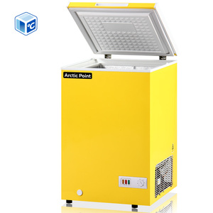 Congélateur <span class=keywords><strong>coffre</strong></span> mince écologique Congélateur <span class=keywords><strong>coffre</strong></span> commercial <span class=keywords><strong>100L</strong></span> Acier inoxydable Couvercle verrouillable pour épicerie alimentation surgelée en vrac - Product Image 1