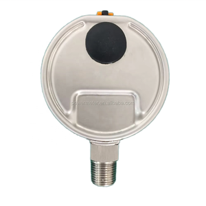 4인치 100mm 최대 1000바 <span class=keywords><strong>CE</strong></span> 인증 스테인리스 스틸 HVAC 압력계 YBF-100A 글리세린 오일 포함 12개월 보증 - Product Image 4