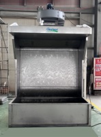Équipement de peinture à rideau d'eau de haute qualité, cabine de peinture à base d'eau, unité de purification d'échappement de type cascade
