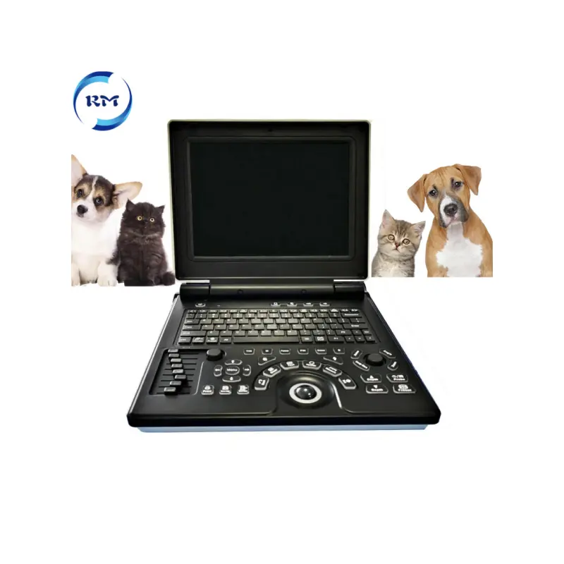 Système de diagnostic d'image claire équipement portatif portatif de machine à ultrasons vétérinaire pour animaux de compagnie