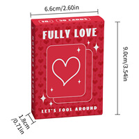 50 cartes de jeu pour couples en anglais, pour les sorties, les loisirs, les jeux de quiz et les jeux à boire