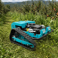 Tondeuse télécommandée pour l'entretien des vergers et des terrains agricoles à herbe épaisse
