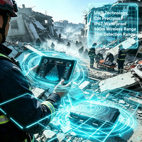 Détecteur de vie par radar UWB USAR pour la recherche et le sauvetage urbain, localisateur de survivants sous les débris, équipement d'urgence pour les effondrements de bâtiments, signes vitaux