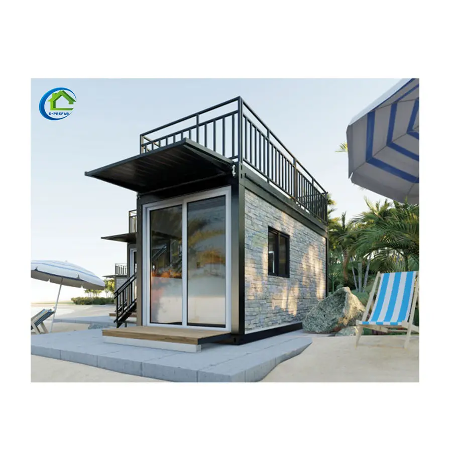 Mô Hình Khắc Prefab Nhà Ở Và Không Thấm Nước Trắng Container Tiêu Chuẩn Nhà