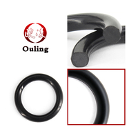 Joint torique EPDM épaisseur CS2.5mm OD6-50mm joints noirs anneau en caoutchouc résistant à la corrosion joints toriques étanches en stock
