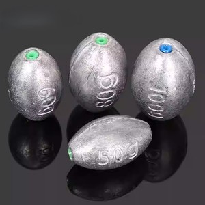 Plombs de pêche en plomb résistants à la corrosion, modèle 10-120g, pour la pêche à la mouche en eau douce et salée, et la pêche en rivière (lancer). - Product Image 6