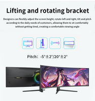 Moniteur incurvé OEM 49 pouces 120Hz 165Hz 240Hz 5K Moniteur de jeu Esport à écran super large Écran LED RVB pour PC de bureau DP USB VA HDR
