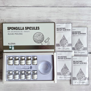 ZS Nouvelle tendance Thérapie <span class=keywords><strong>de</strong></span> biomicroneedling et masque hydratant aux bio-enzymes <span class=keywords><strong>Kit</strong></span> <span class=keywords><strong>de</strong></span> poudre exfoliante aux algues et masque réparateur <span class=keywords><strong>Kit</strong></span> éclatant pour la peau - Product Image 1