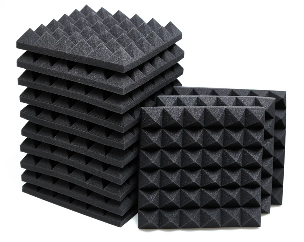 Акустические пенопластовые панели 50*50*5, звукопоглощающие демпфирующие настенные панели из современной пирамидной акустической пены