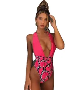 Bikini estampado por sublimación Sexy Simple Tie Side Swimming Wear mujeres 100% poliéster adultos venta al por mayor Bikini traje de baño soporte