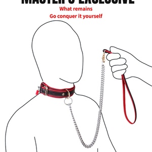 Collier de Contrainte Exclusif du Maître, Jeu Érotique au Lit, Jouet de Bondage, Accessoires d'Entraînement Comportemental SM, Ensemble de Liaisons en Cuir - Product Image 3
